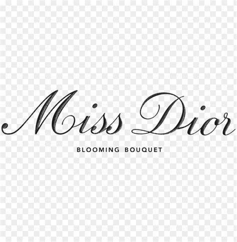 miss dior logo transparent.